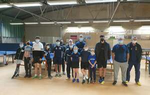 Photo de groupe du stage Evron/Mayenne le 28/12/21